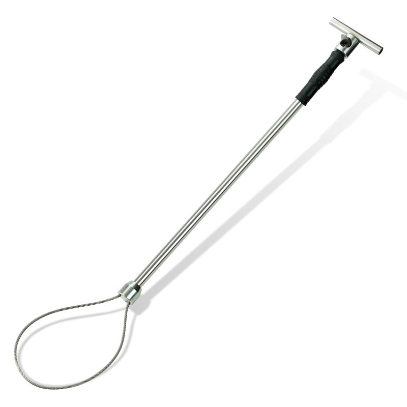 MUDUOBAN Dog Catcher Pole Pig Holder Hog Catcher Pole Stainless Steel Animal Holder Catcher Tool for Pig Dog Farm Equipment by Livestocktool - Image 1